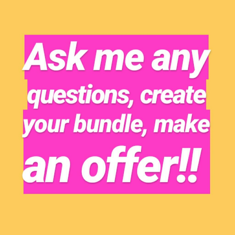 Ask, Bundle, Offer!! 👀🎁💲
